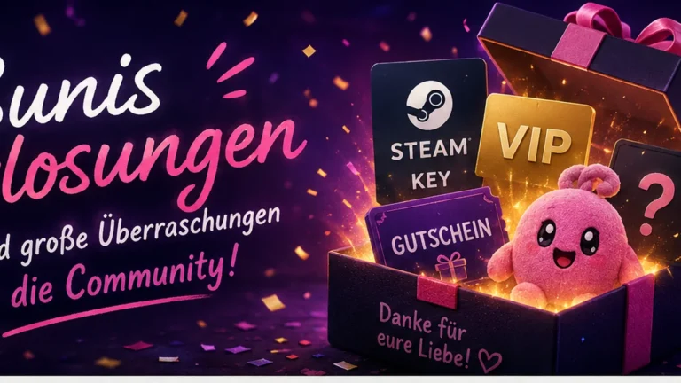 Sunis Community-Verlosungen mit verschiedenen möglichen Überraschungen