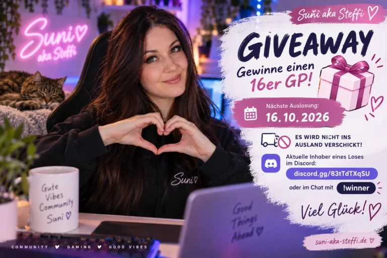 Suni 16er GP Auslosung am 16. Oktober 2026